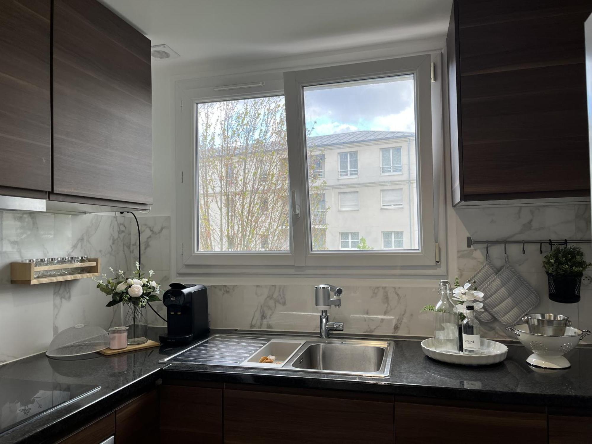 Entire 60M2 Apartment - Close To Paris - Parking - Kitchen - 2Min Rerb - Olympic'24 บรู์-ลา-แรน ภายนอก รูปภาพ