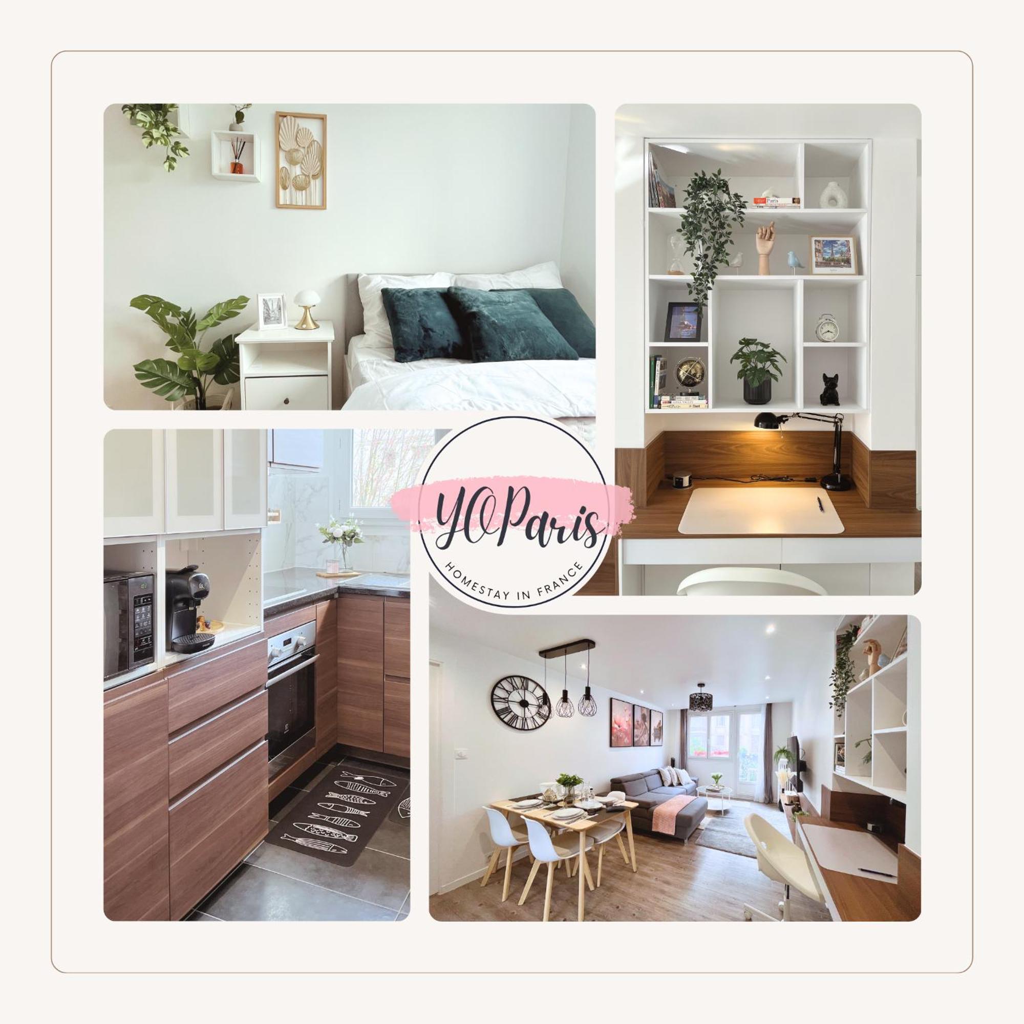 Entire 60M2 Apartment - Close To Paris - Parking - Kitchen - 2Min Rerb - Olympic'24 บรู์-ลา-แรน ภายนอก รูปภาพ