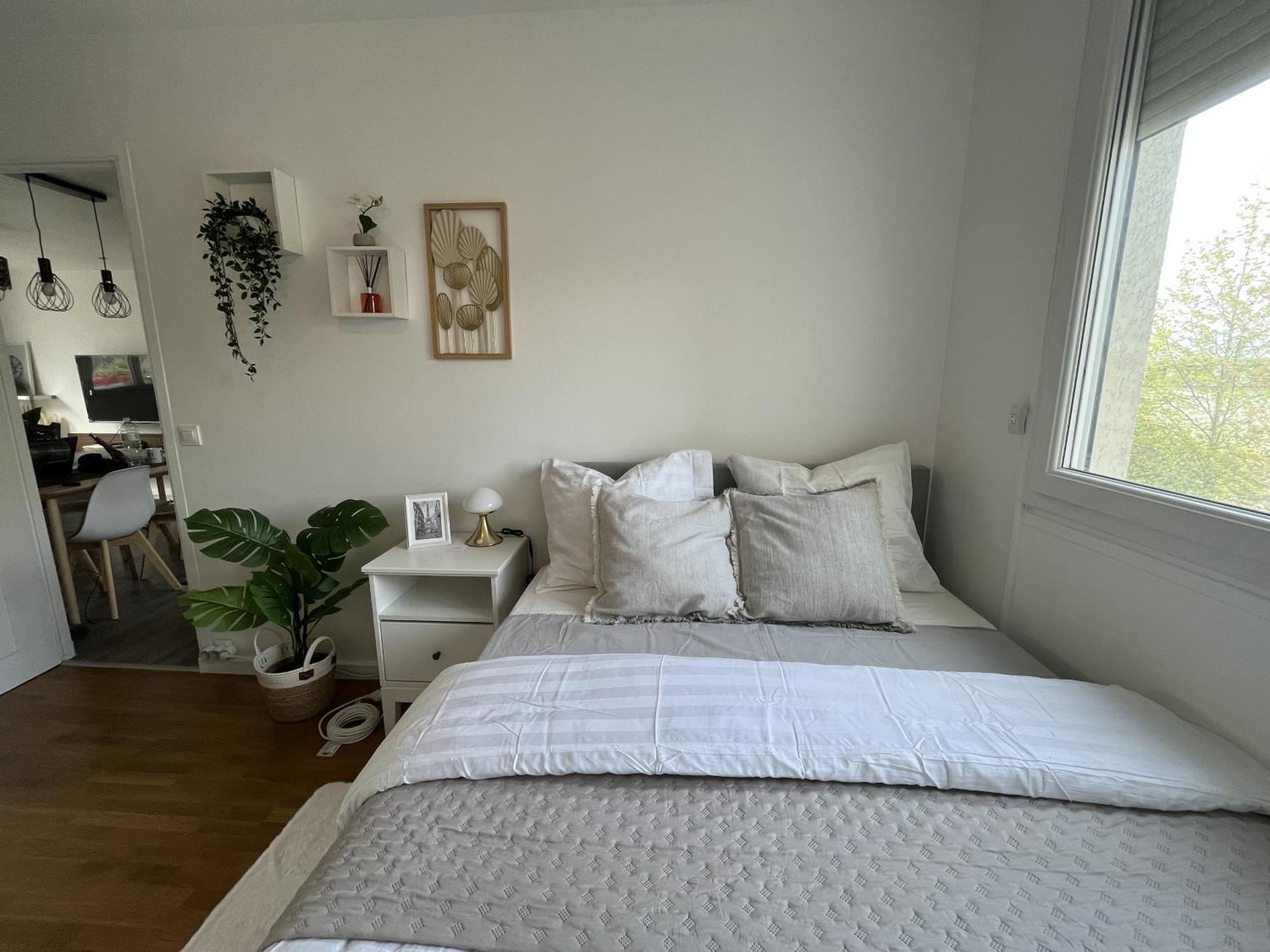 Entire 60M2 Apartment - Close To Paris - Parking - Kitchen - 2Min Rerb - Olympic'24 บรู์-ลา-แรน ภายนอก รูปภาพ